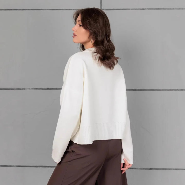 Women casual knit sweater with loose fit Lune London