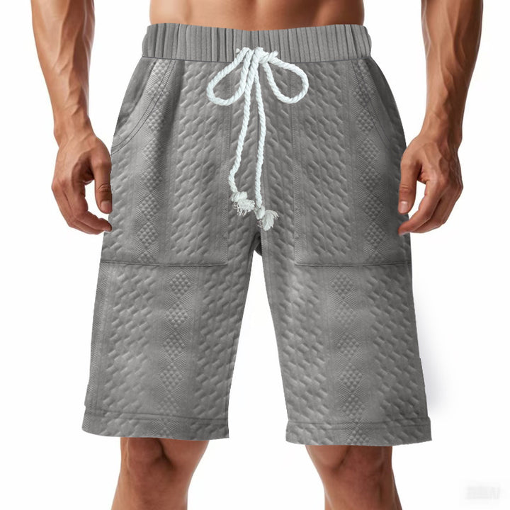 Shorts de bain sportifs pour hommes avec taille élastique et cordon de serrage Lune London