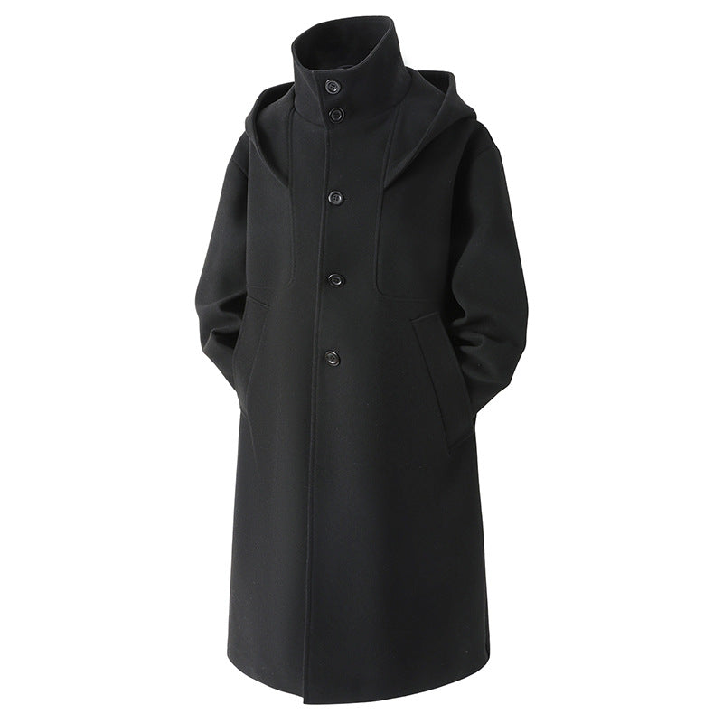 Women transition jacket with hood and structured design Lune London