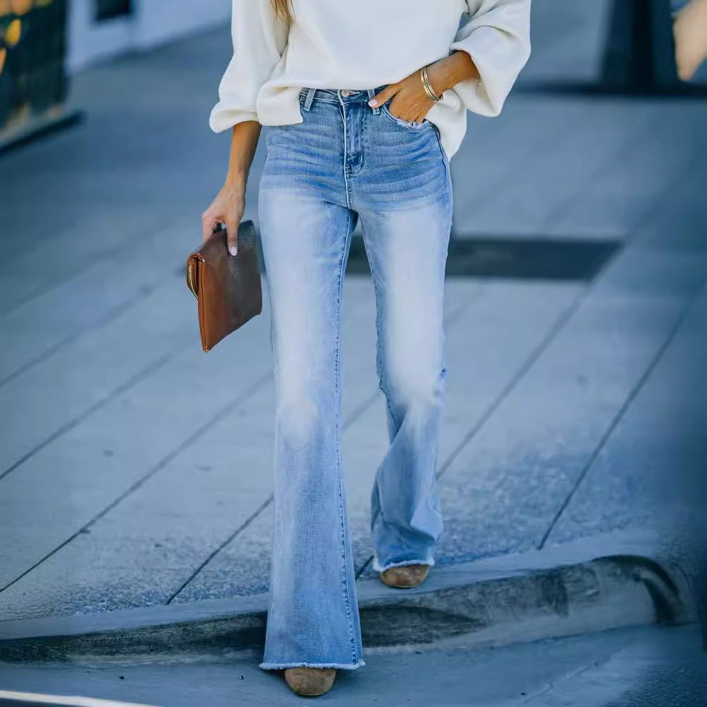 Lune London wide bootcut jeans for women