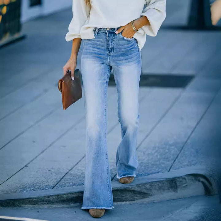 Lune London wide bootcut jeans for women