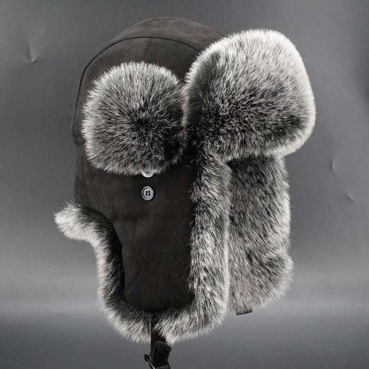 Women's winter hat with fur-lined ear protection Lune London