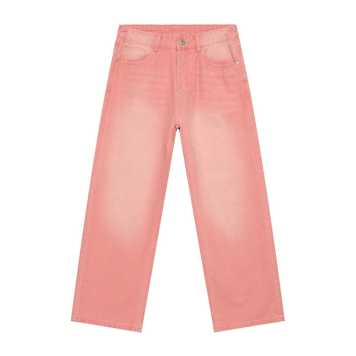 High-waisted wide-leg women's jeans with modern color gradient Lune London