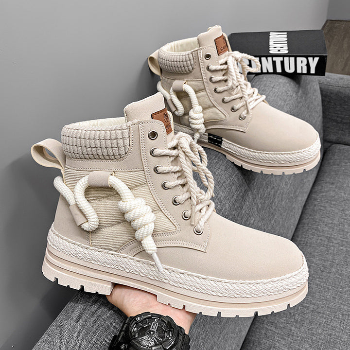 Modern and comfortable winter boots for women with high collar and non-slip sole Lune London