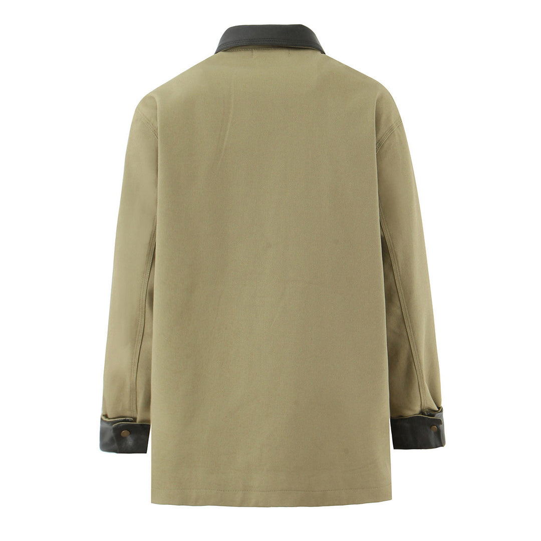 Women’s work jacket durable with a stylish collar and practical pockets Lune London