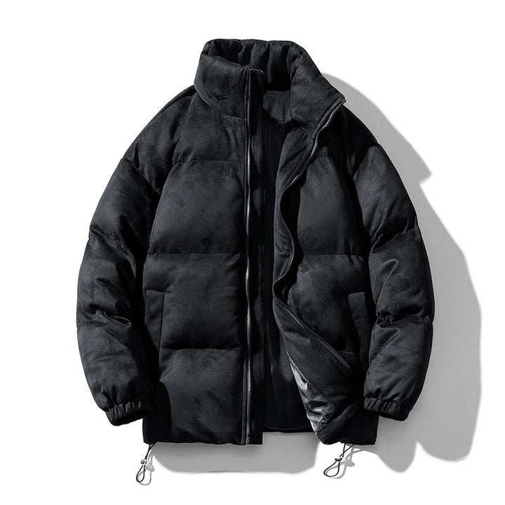 Ladies winter quilted jacket with high collar and versatile pockets Lune London