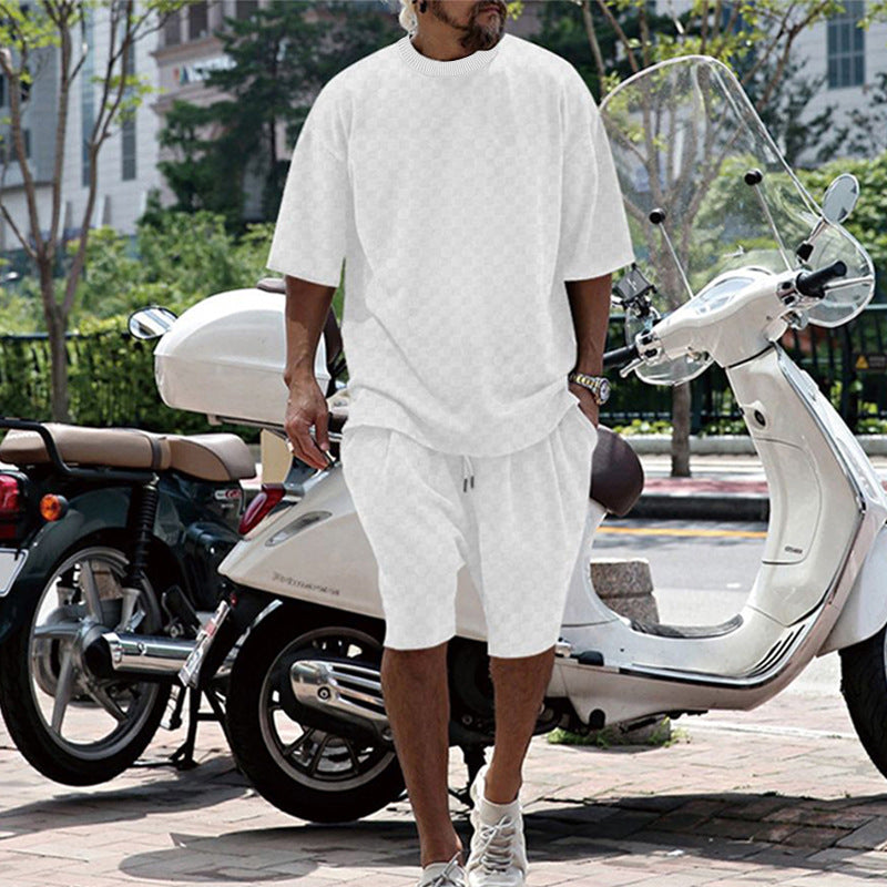 Short-sleeve set for men in breathable material with a comfortable fit Lune London