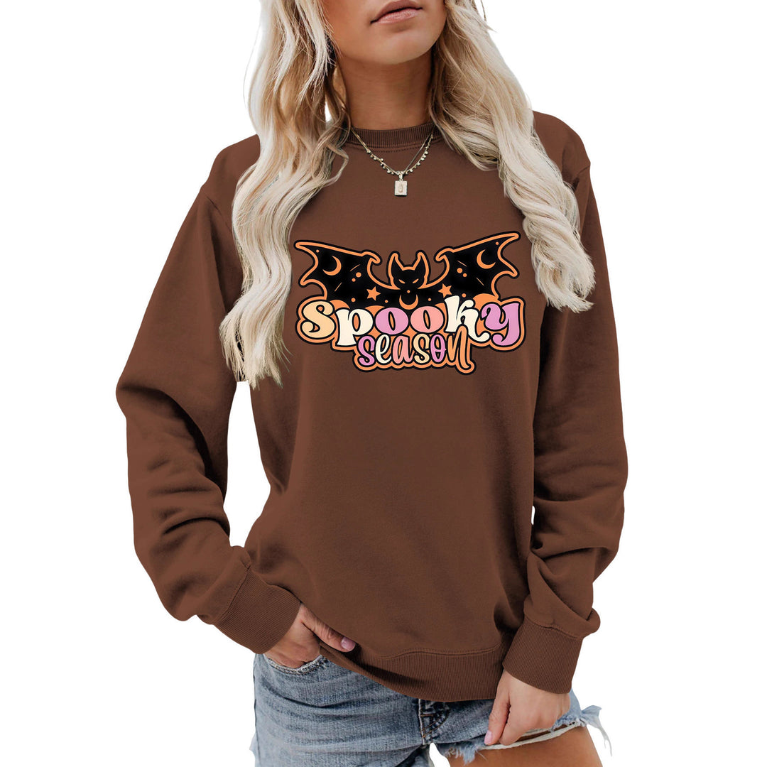 Sweatshirt pour femmes avec design créatif d'Halloween Chic & Stil