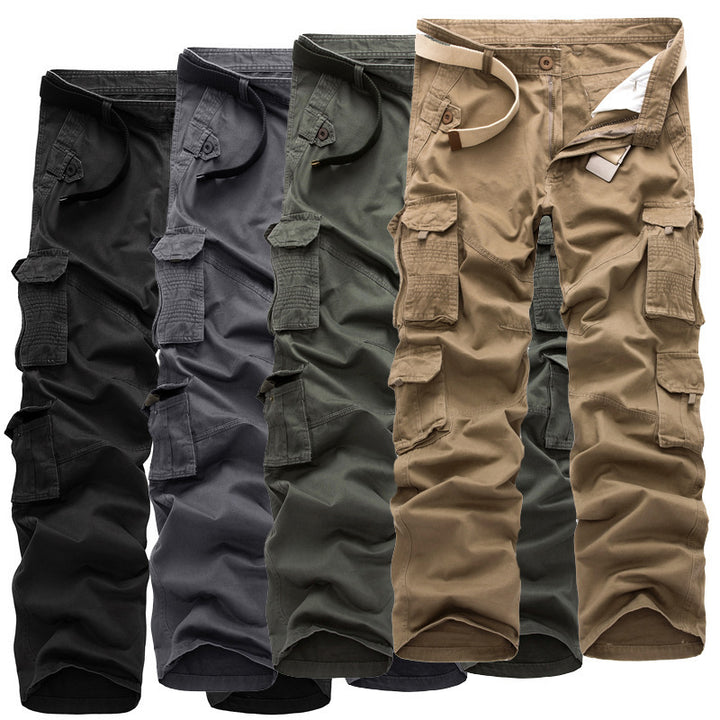 Men's cargo pants with multifunctional pockets and robust design Lune London