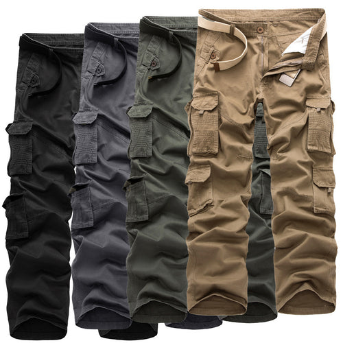 Men's cargo pants with multifunctional pockets and robust design Lune London