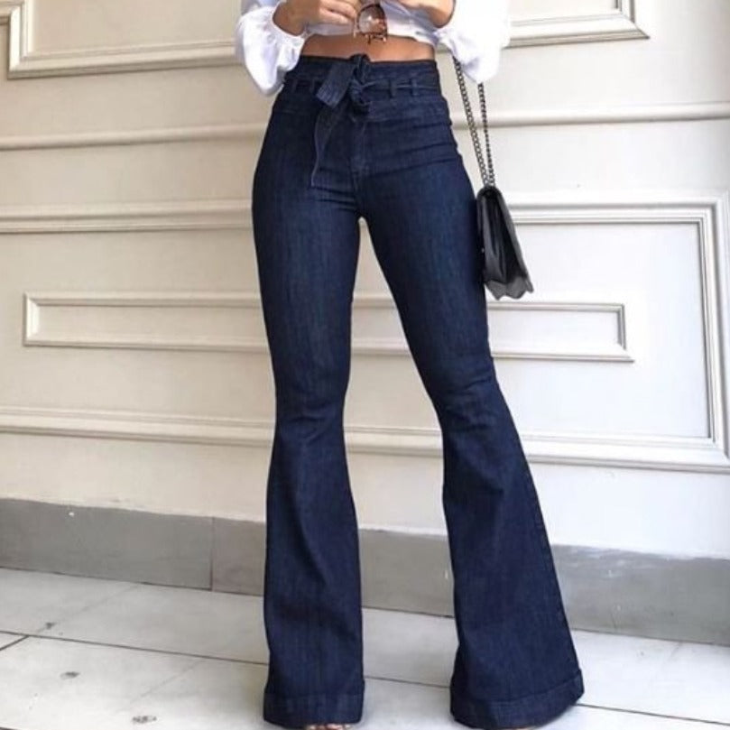Lune London | Women's Flared Jeans with High Waistband