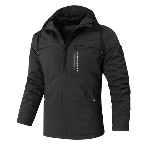 Waterproof and insulated jacket for men with soft inner lining Lune London