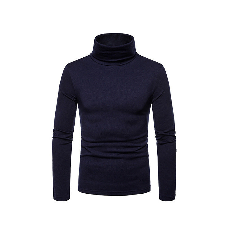 Trendy turtleneck sweater for men in fine knit Lune London