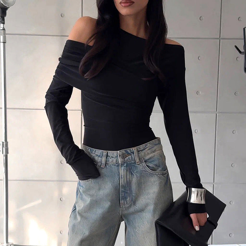 Women Long Sleeve Off-Shoulder Lune London