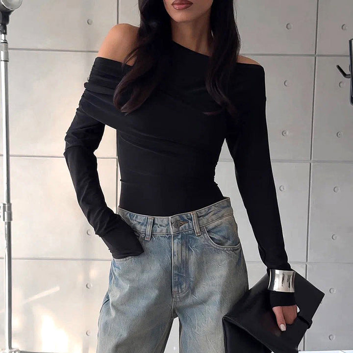 Women Long Sleeve Off-Shoulder Lune London