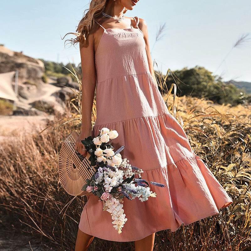 Lune London Adjustable Strap Sunny Maxi Dresses for Women