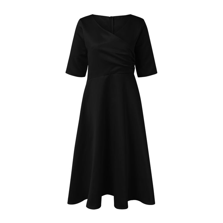 Flattering A-line wrap dress for women Lune London