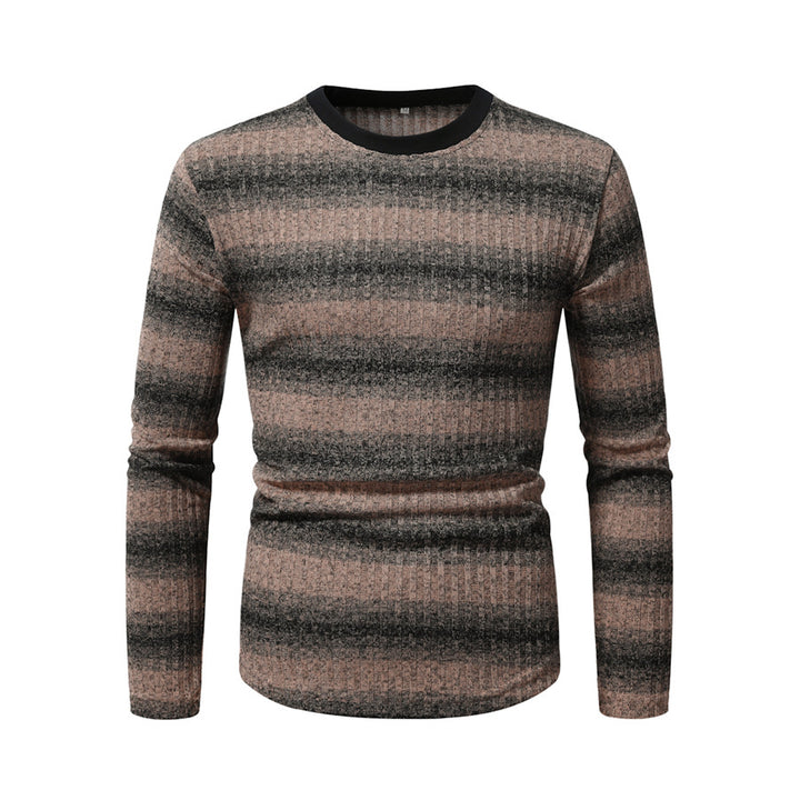 Men's long-sleeve shirt with modern structured pattern Lune London