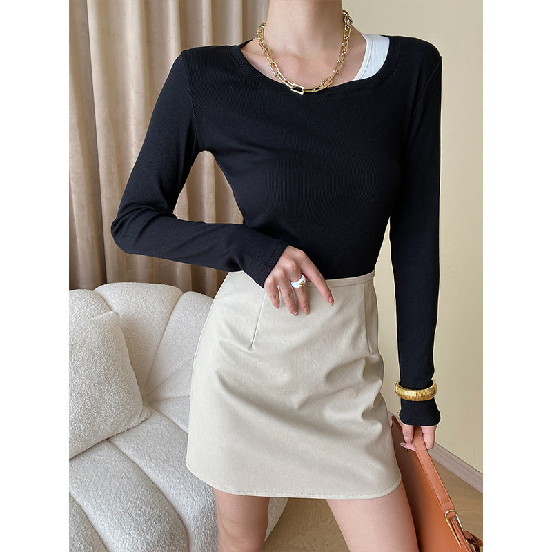 Women's fashionable long-sleeve shirt with modern cut Chic & Stil