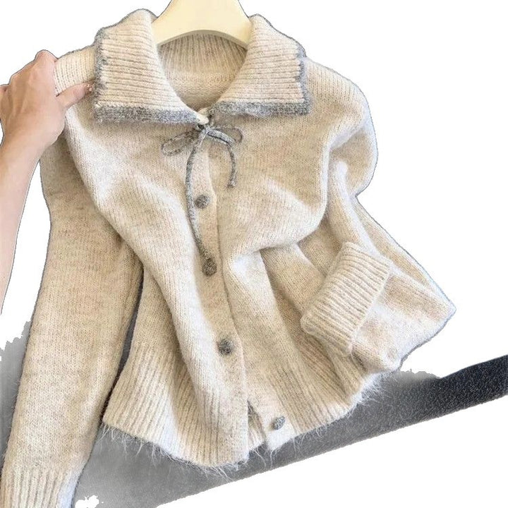 Gilet Femme Confortable avec Grand Col et Détails de Boutons Chic & Stil