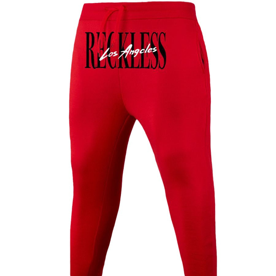 Sporty jogger pants for women with elastic waist and eye-catching logo Lune London