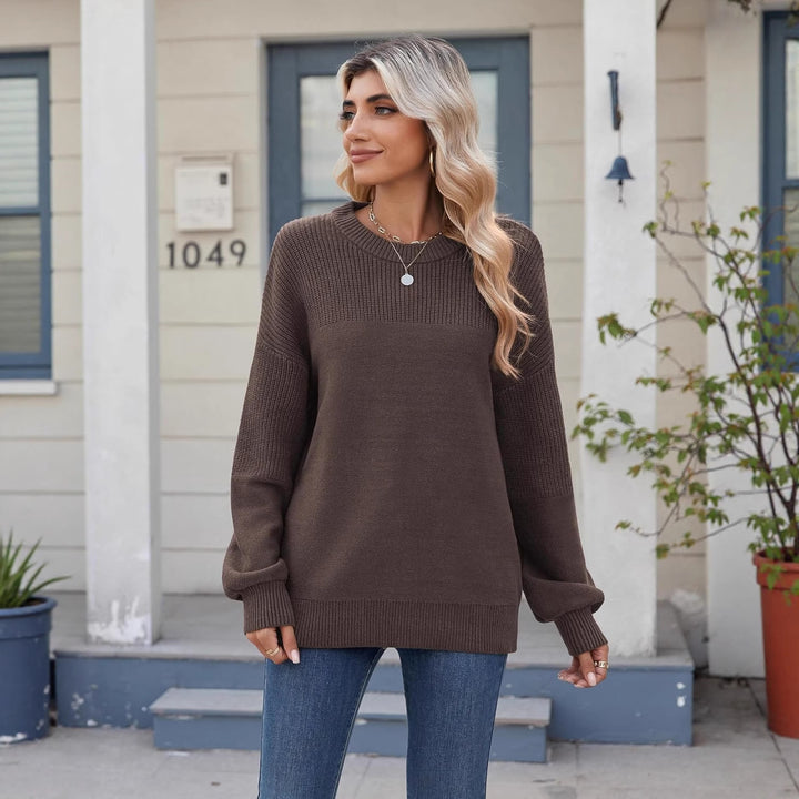 Trendy color block sweater for women Lune London