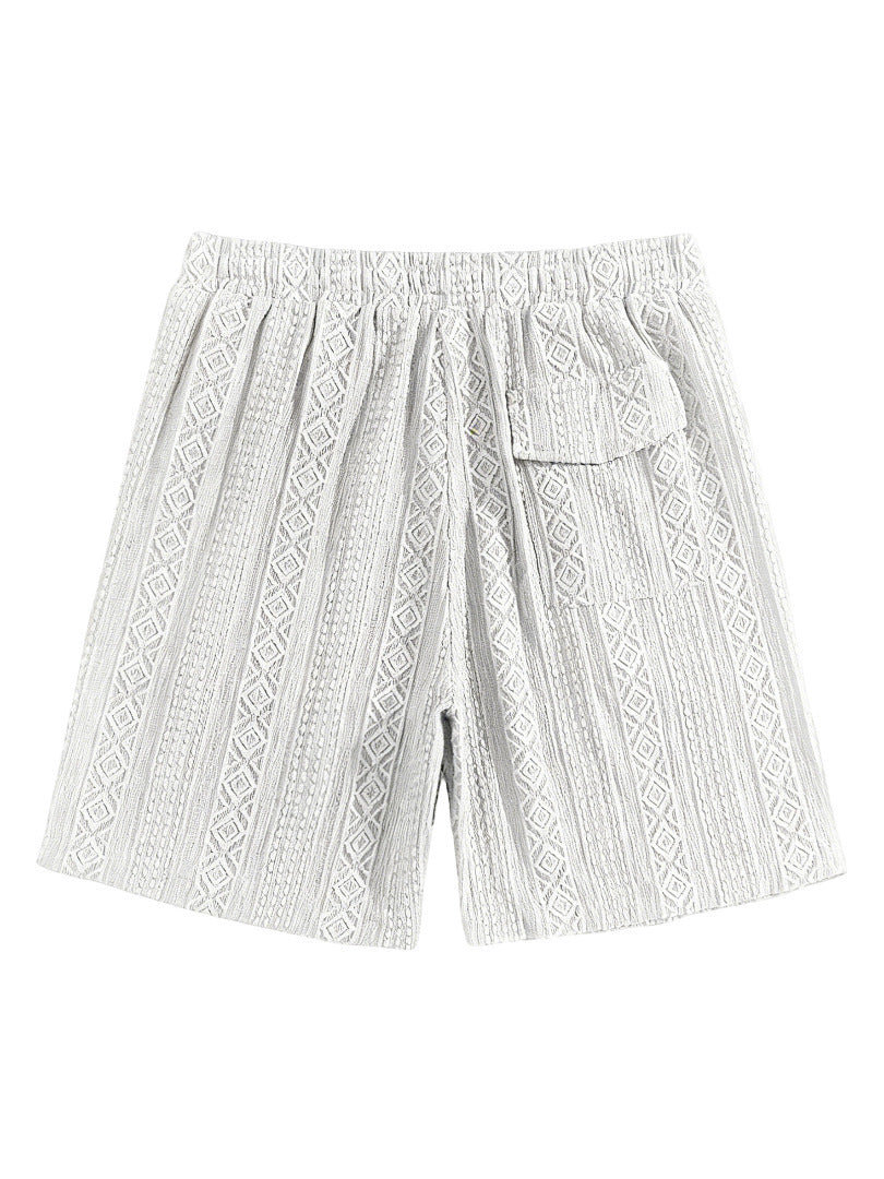 Men's Stylish Leisure Pants in Casual Knit Design Lune London