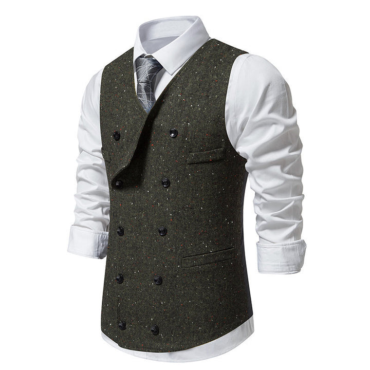 Elegant suit vest for men with double button design and practical pockets Lune London