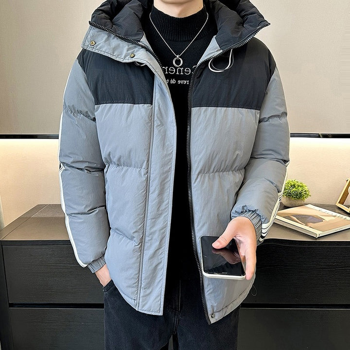 Veste matelassée tendance et chaude pour hommes avec capuche réglable Lune London