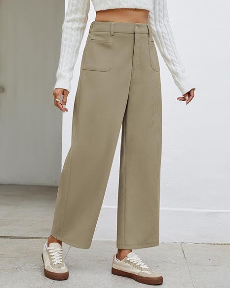 Leisure trousers for women cut generously with practical pockets Lune London