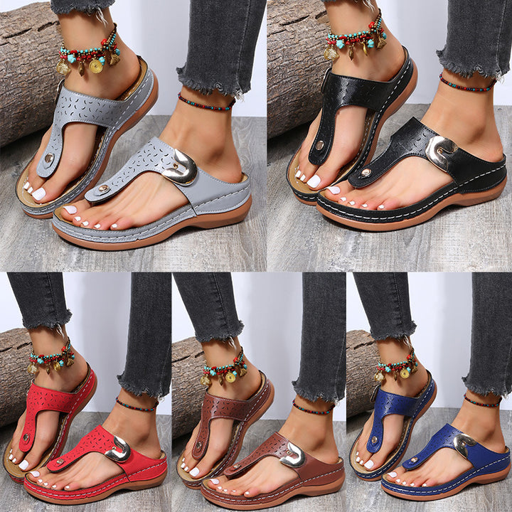 Comfortable strap sandals for women with stylish strap design Lune London