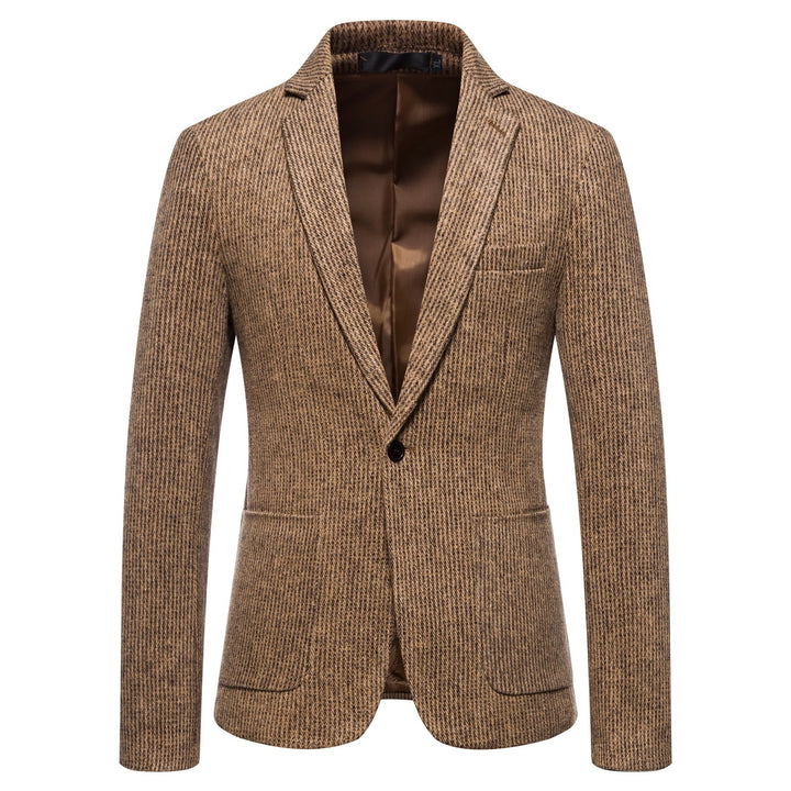 Elegant knitted blazer for men with structured design and slim fit Lune London