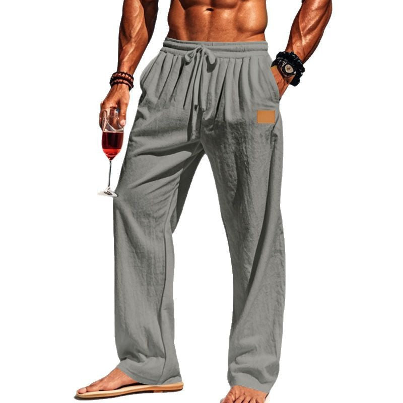 Casual beach pants for men with adjustable waist and breathable fabric Lune London