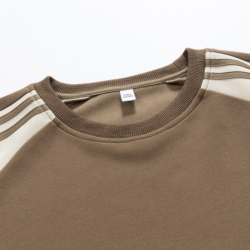 Sporty raglan sweatshirt for men with multicolored accents Lune London