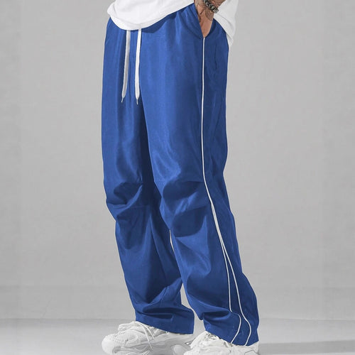 Lune London men's athletic leisure pants with side piping