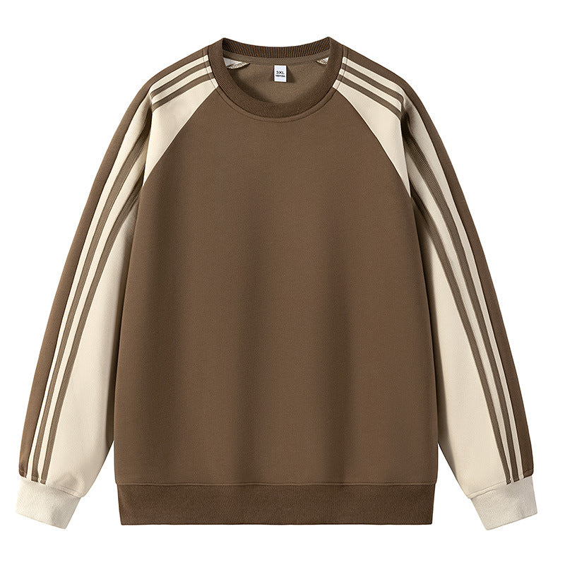 Sporty raglan sweatshirt for men with multicolored accents Lune London