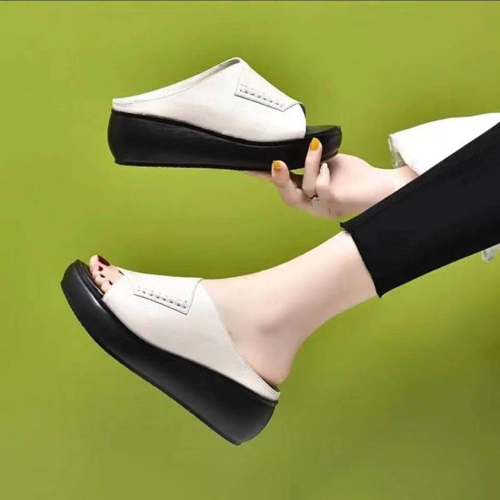 Women Closed Mules Comfort Lune London