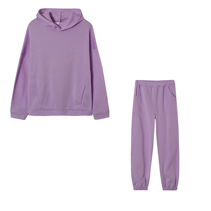 Ensemble de sweat à capuche sportif et de pantalon de jogging Chic & Stil pour femmes