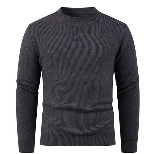 Structured men's sweater with round neck Lune London