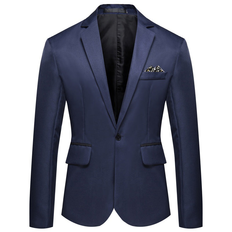 Men's Blazer Elegant with Matte Satin Surface and Chic and Stylish Button Details