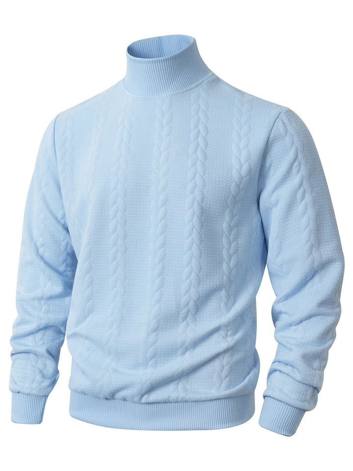 Structured high-neck sweater for men Lune London