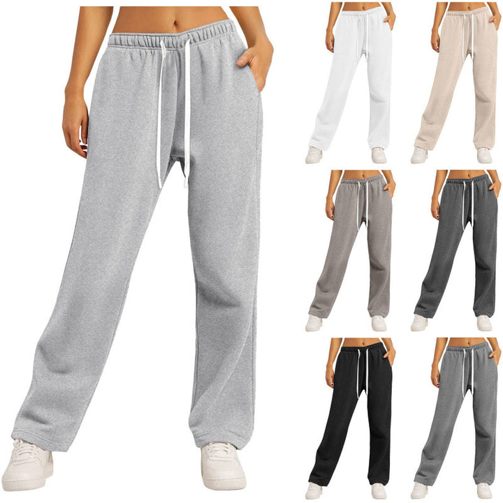 Lune London High Waist Casual Jogging Pants for Ladies with Drawstring
