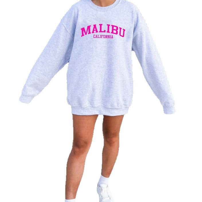 Sweatshirt femme avec logo californien décontracté et matériau doux Chic & Stil
