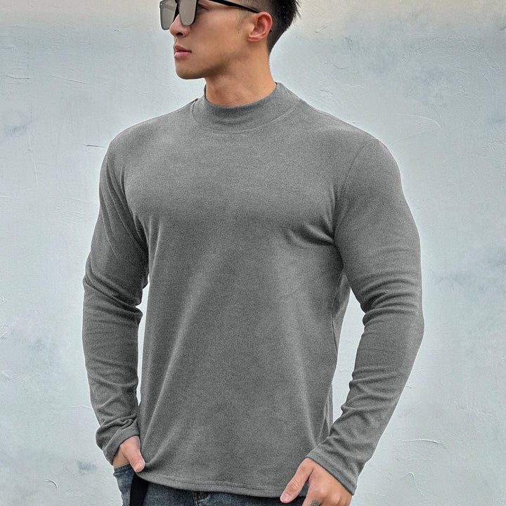 Men's long sleeve shirt in breathable cotton blend with a sporty cut Lune London