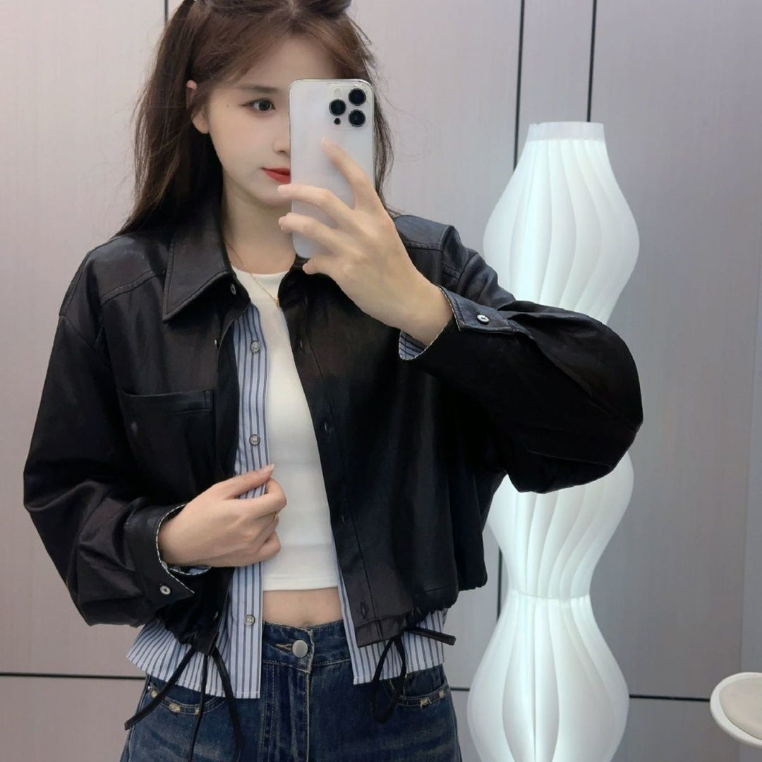 Femme veste courte décontractée et élégante Chic & Stil
