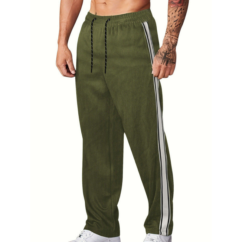 Men's sporty leisure pants with side stripes Lune London