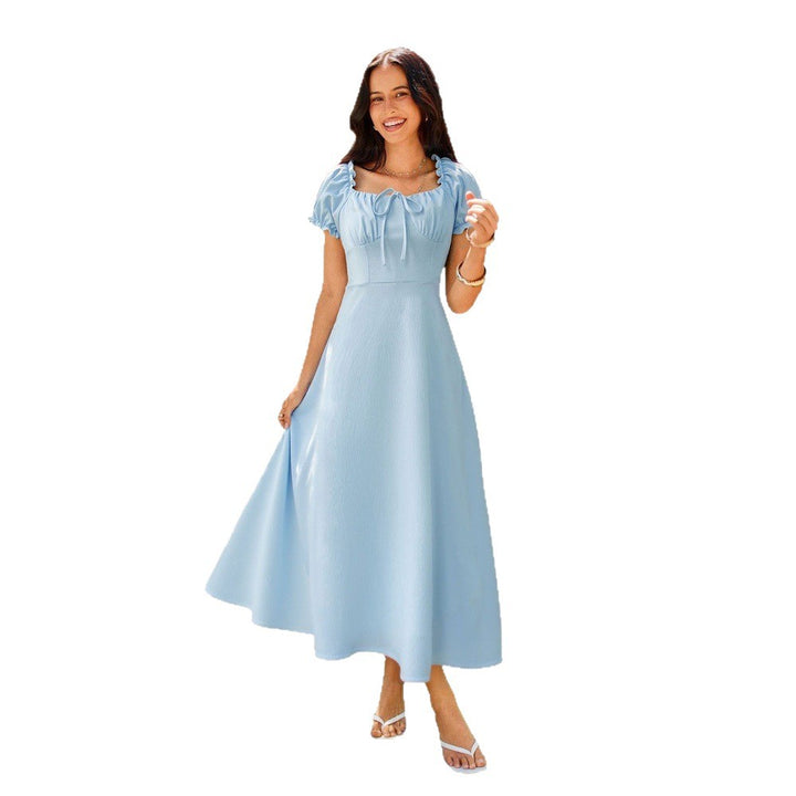 Robe maxi pour femmes avec manches bouffantes Chic & Stil