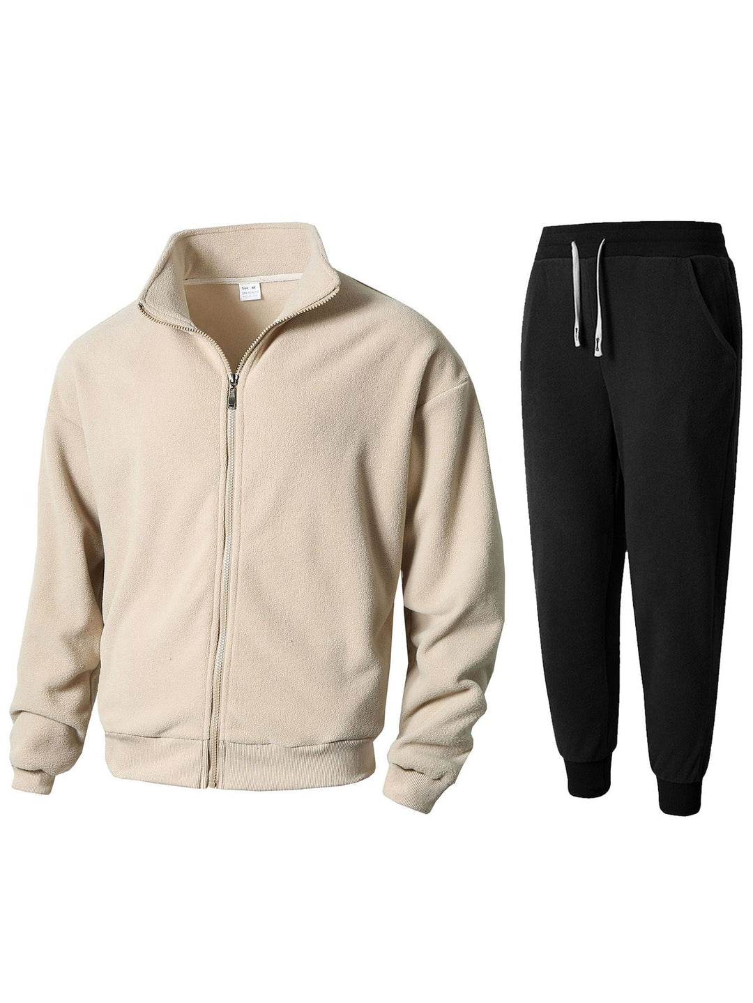 Men's Fleece Relax Suit with High Collar Lune London