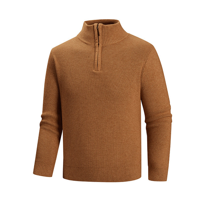 Knitted sweater for men with high collar Lune London