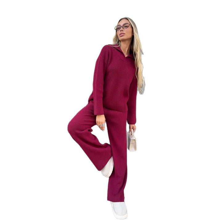 Ladies elegant knitted jogging set Lune London